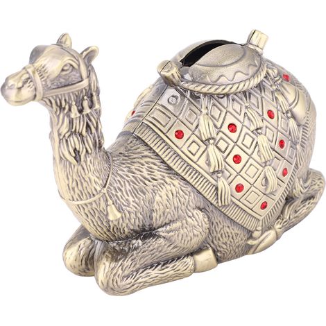 Boîte de rangement en forme de chameau pour bureau, idéale pour économiser pièces et décorer (1/3)