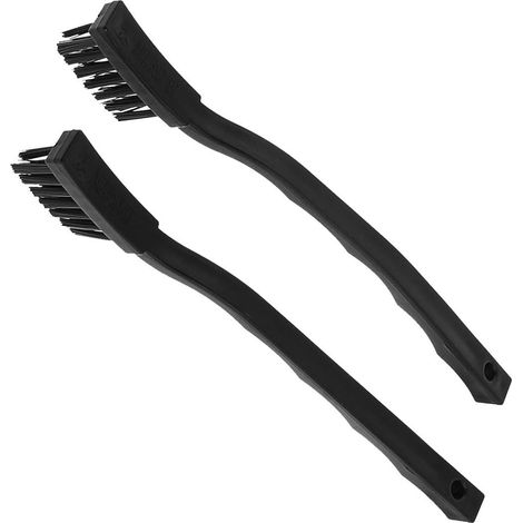 Pinceau antistatique ESD en forme de trou de 30 mm x 9 mm, noir, 2 pièces