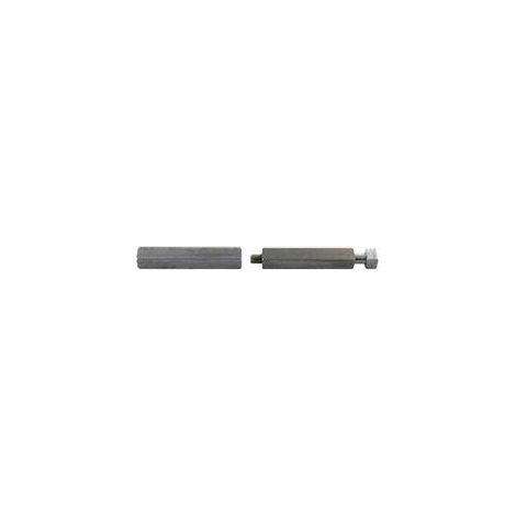 Abloy Cuadrado Split metálico 7 mm ancho 130 mm largo