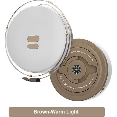 Guirlande LED Camping Enroulable Rechargeable Étanche IPX4 Lumière Chaude ou Colorée Portable pour Tente Jardin Extérieur (1/5)