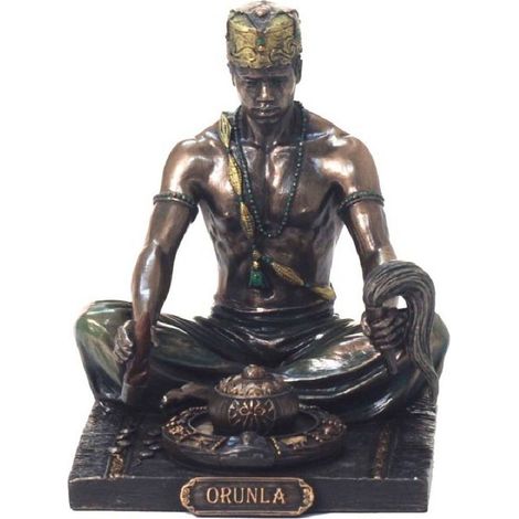 Statuette en résine Orunla ou Orula 12.5 cm
