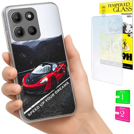Funda para Motorola Moto G15 / G15 Power, carcasa trasera + cristal (1/5)