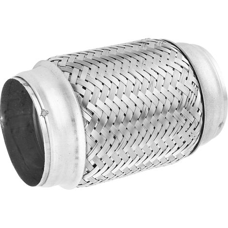 Tuyau flexible d'échappement à soufflet, joint en acier inoxydable tressé, 76 mm x 150 mm (1/5)