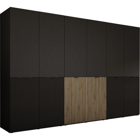 Armoire : Graphite Noir / Chêne Wotan, 300 x 200 x 51 cm (1/5)