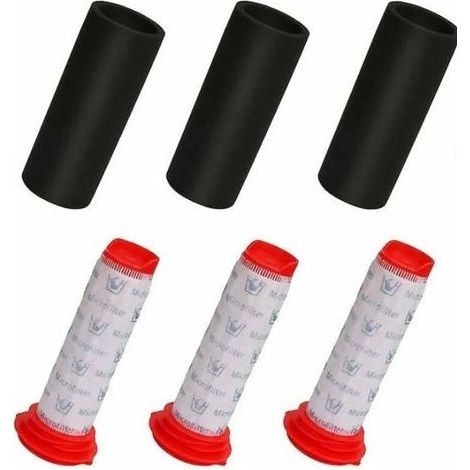 Kit de filtres pour BOSCH BCH65 BCH6L2560 754176 754175, 3 filtres principaux + 3 filtres en mousse pour aspirateur (1/5)