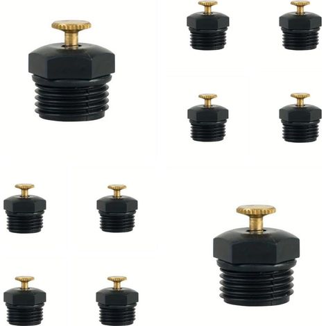 Lot de 10 Buses, Micro arroseur, Filetage 1/2, Rotation 360 degrés, Arrosage jardin, Agriculture