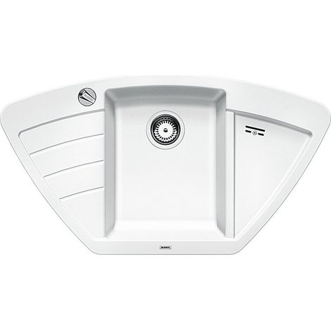 BLANCO Einbauspüle ZIA 9E Silgranit weiß (1/5)