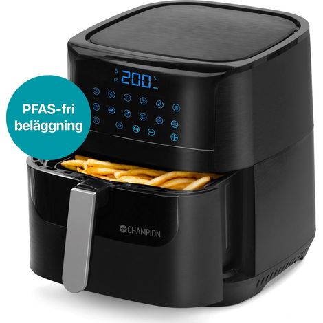 Friggitrice ad aria xl in ceramica 55 l 1800 w af600 nera 8807482