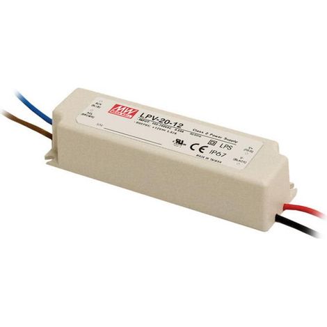 Driver LED Mean Well LPV-20-24 24 V DC 0,84 A A042551 (1/4)