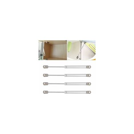 Vérins à Gaz, Verin Porte Cuisine 4pcs Amortisseurs à Gaz 100N Verin Meuble Hydraulique d'origine Porte Armoire de Cuisine Bras pour Levage de Porte Armoire Meuble Cuisine Avec des Vis (1/5)
