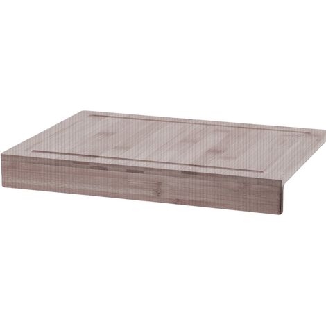 Regalo Italiano Tagliere Bamboo con Bordo 35 x 25 Cm H 5 Cm