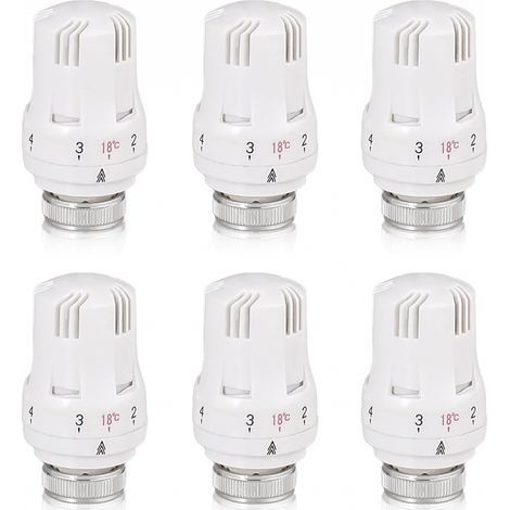 Paryou – Tête thermostatique radiateur M30 x 1,5 – 5 niveaux de modulation – Protection anti-gel – Compatible avec vannes M30 x 1,5 (1/5)