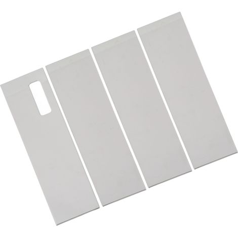 Garnitures de Montants de Porte Chrome Inoxydable, Trim Pilier Auto pour Ford 2017-2021, Kit de Remplacement de Colonne de Fenêtre (1/5)
