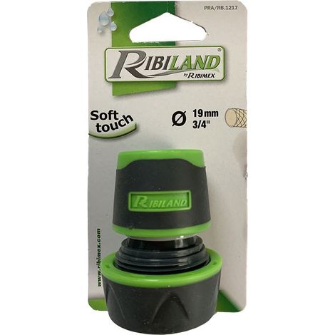 Raccord rapide bi-matière tuyau 19mm (1/2)