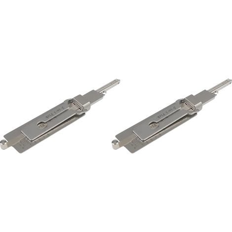 Schlüsseldecoder, Edelstahl, tragbares Werkzeugset, 2PCS (1/2)