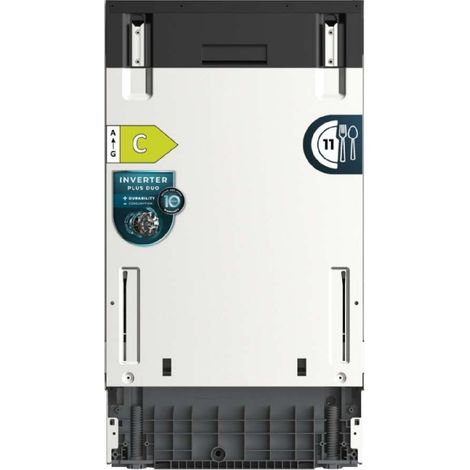 Cecotec Lavavajillas 45 cm Integrable Bolero Aguazero 45100 Full-BI Connected. 11 Cubiertos, 10 Programas, Inverter Plus Duo