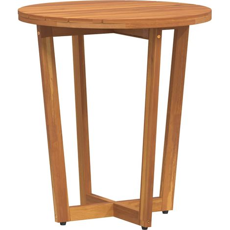 Maison Exclusive - Garten-Beistelltisch Rund Ø55x60 cm Massivholz