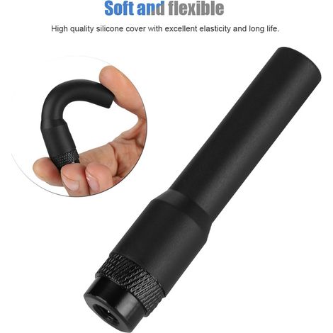 Antenne Radio 71mm SF-20 pour Talkie-Walkie avec Connecteur SMA Mâle, Bande Double 144/430MHz