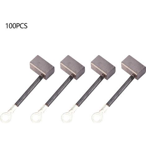 Carbon Brushes - 9x8x14.5 mm - For 12V 24V 48V DC Oil Pump Motor and Water Pump Motor - 100 Pieces (1/4)