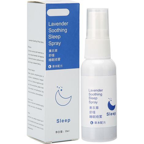 Beruhigendes Lavendel-Kissenspray, für erholsamen Schlaf und Entspannung in der Nacht, 35-ml-Flasche (1/5)