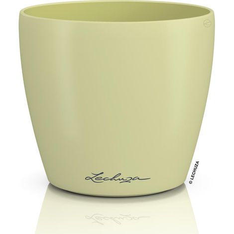 LECHUZA® Übertopf CLASSICO Color DECO 12 Linde pastellgrün Ø 13 cm - Kunststoff (1/3)