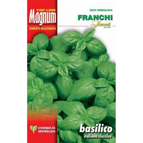 SEMI BASILICO ITALIANO CLASSICO BUSTA MAGNUM FRANCHI
