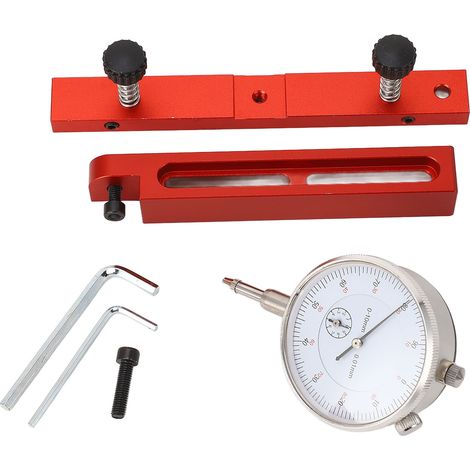 Kit de base de jauges de scie circulaire en alliage d'aluminium avec comparateur numérique à cadran pour le travail du bois (1/5)