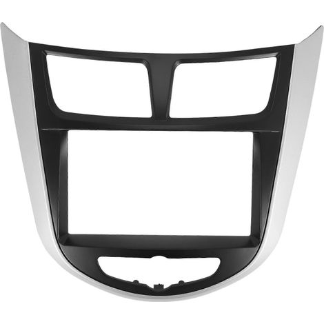Marco de 2 DIN 7/6,5 pulgadas con frontal y adaptación MP5 Hyundai i-25/Accent/Solaris/Verna (modelo 2010) (1/5)