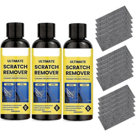 Lot de 3 efface-rayures, efface-rayures ultime, efface-rayures pour voiture, efface-rayures pour véhicules, élimine toutes les rayures de votre voiture (1/5)