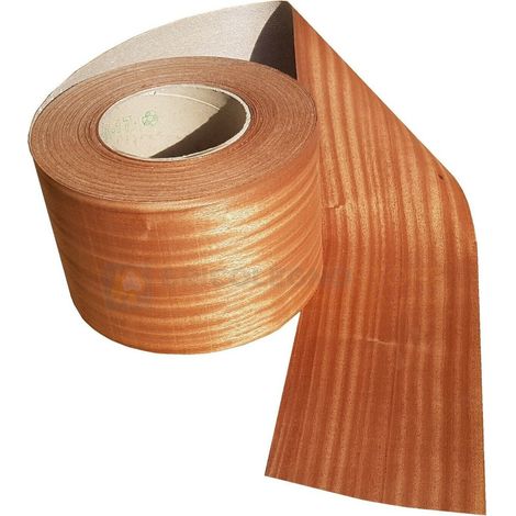 Bordo tranciato impiallacciatura legno precollato da 200 mm varie essenze dimensione disponibile: mogano