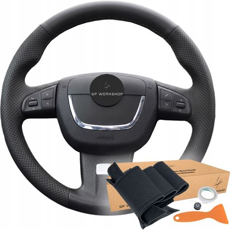 Rivestimento per volante PER Skoda Octavia RS Citigo Fabia Rapid Superb (1/5)