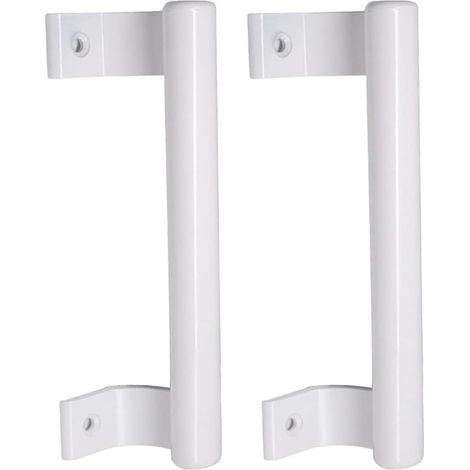 Set di 2 maniglie per porte scorrevoli da 8 pollici (circa 20 cm) in lega di alluminio, adatte per porte finestre e porte in vetro. Sostituzione ideale per alcune maniglie più vecchie. (1/5)