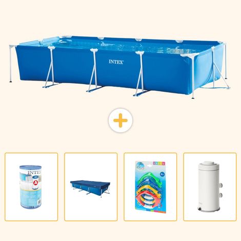 Intex Piscine Tubulaire Rectangulaire - 450x220x84 cm - 5-pièces S126 (1/5)