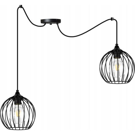 LAMPADA A SOSPENSIONE MODERNA A FORMA DI RAGNO, SOFFITTO CON FILO