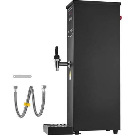 Mophorn Distributeur d'eau chaude électrique, réservoir de 15 L avec débit de 50 L/h, idéal pour café, thé, restauration et bureau, bouilloire commerciale à chauffage rapide par étapes (1/2)