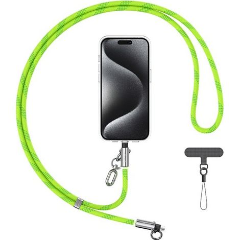Usams SJ746 30W USB-C auf Lightning Ladekabel mit Trageschlaufe, 1,2 m, Grün (1/5)