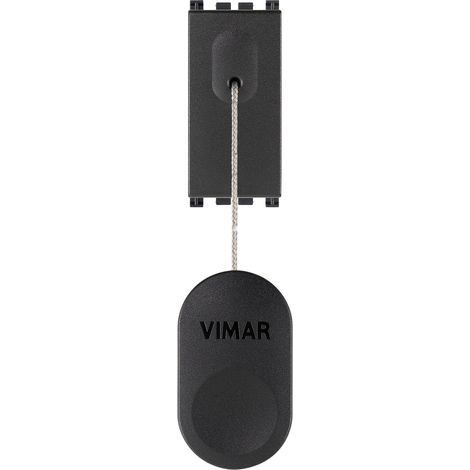VIMAR - 19052 Pulsante 1P NO 10A tirante grigio