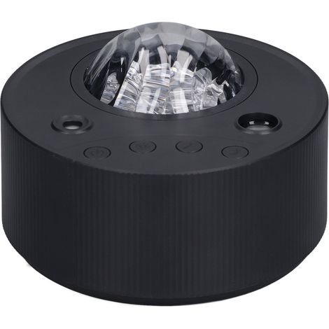 Projecteur Lumière Stellaire Polaire avec Musique, Veilleuse Lune Arc-en-Ciel USB, Étoiles Filantes pour Chambre Enfant, Cadeau Anniversaire (Noir, Télécommande avec Batterie Intégrée) (1/5)