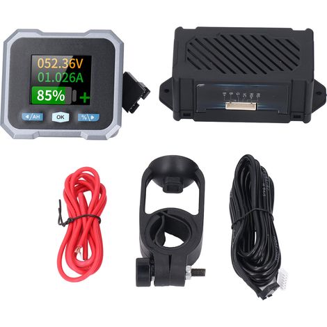 Monitor per batteria con schermo shunt da 1,8 pollici, tester di capacità di corrente ad alta e bassa tensione per camper e moto 100A 10-100V. (1/5)