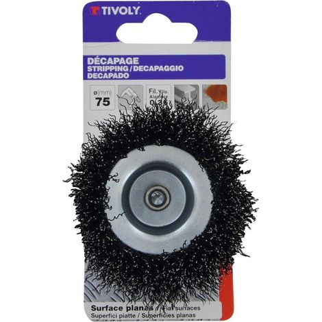Cepillo de corte para taladro de metal Tivoly, 75 mm de diámetro TIVOLY (1/2)