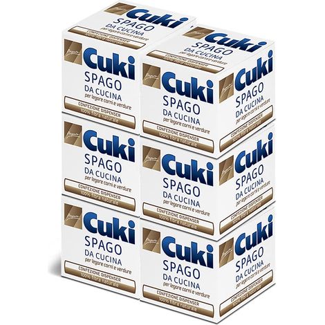 CUKI 52001 Spago da Cucina per Carni e Verdure, 60 m, 6 Confezioni, Fibra (1/4)