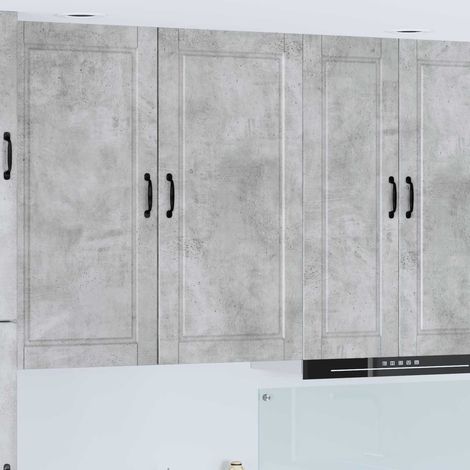 Küchenschrank mit Tür Beton Grau 50 x 31 x 100 cm Holzwerkstoff