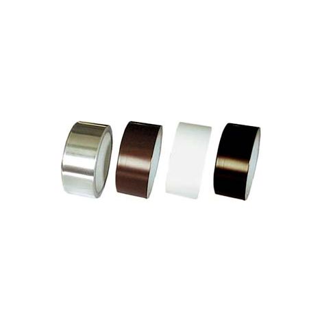 NASTRO ADESIVO IN ALLUMINIO PER ALTE TEMPERATURE- - mm.40x9 mt. colore bianco - 3 pezzi GEKO