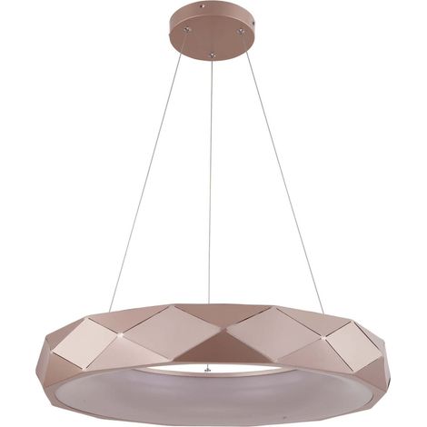 Lampada a sospensione LED Reus, luce dorata, prestigio LP-8069/1P LED GD (1/4)