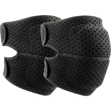 Lot de 2 Genouillères pour Femmes et Hommes, Genouillères de Danse Douces avec Bandes Réglables – Également pour Volleyball, Lutte et Snowboard, Protecteurs de Genoux Souples pour Travail (Noir, Taill (1/5)