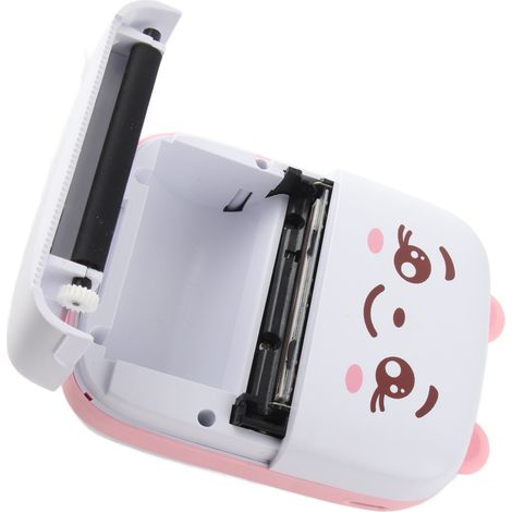 Mini imprimante thermique sans encre, imprimante Bluetooth portable pour étiquettes, photos et notes, batterie intégrée (1/5)