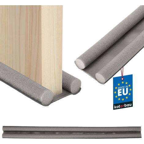 KOTARBAU® Boudin De Porte Isolant - Polyéthylène Mousse - 95 cm - Gris - Découpable - 30 mm - Bas de Porte Anti Courant d'air - Protection Acoustique (1/5)