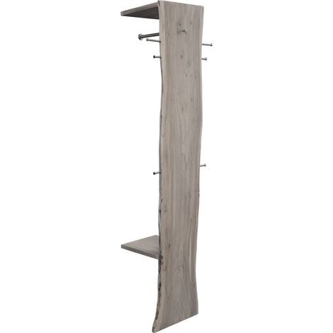 Garderobe Akazie 36x40x200 grau lackiert PURE ACACIA 914 (1/3)