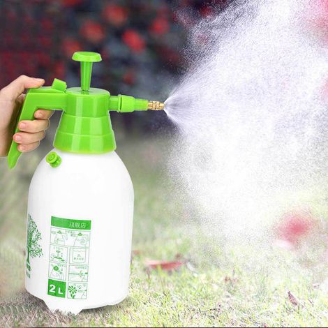 Pulvériseur à pression manuelle 2L, pistolet pulvérisateur pour jardin, arrosage plantes pelouse, outil agricole, brumisateur portable. (1/5)