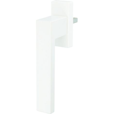 Fenstergriff Rasterolive Fensterolive Aluminium 45° Rasterung exklusives Design Weiss RAL 9016 (1/5)
